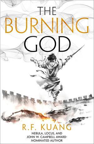 Book cover for The Burning God